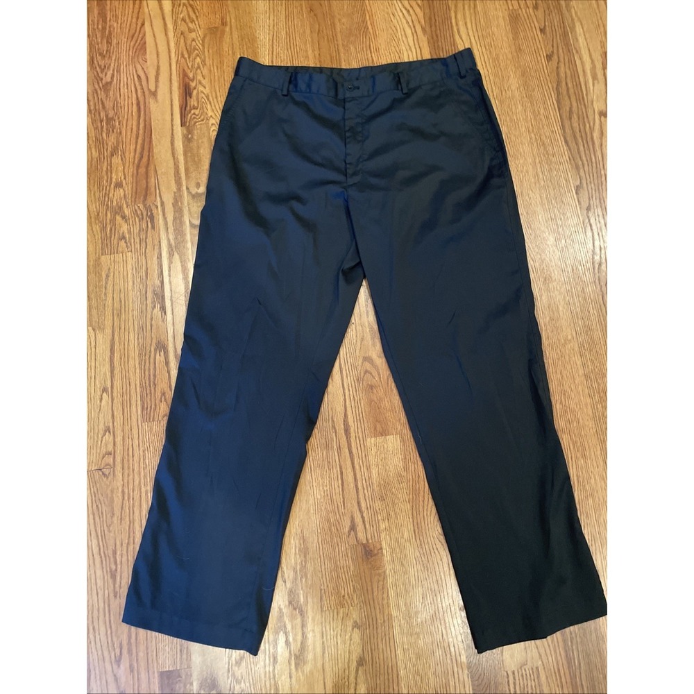 Nike Golf Men's Standard Fit Flat Front‎ Dri Fit Pants Black Size 38x32